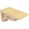 Ekena Millwork 5"W x 10"D x 5"H Wide Mayflower Rough Cedar Woodgrain TimberThane Corbel, Primed Tan CORUR05X10X05MAYRCPR - alternate 5